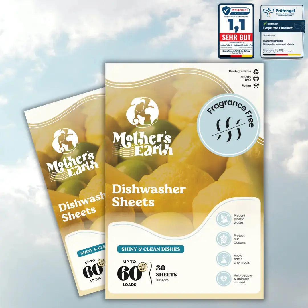 Umweltfreundliche Spülmaschinen-Blätter Mother's Earth NL