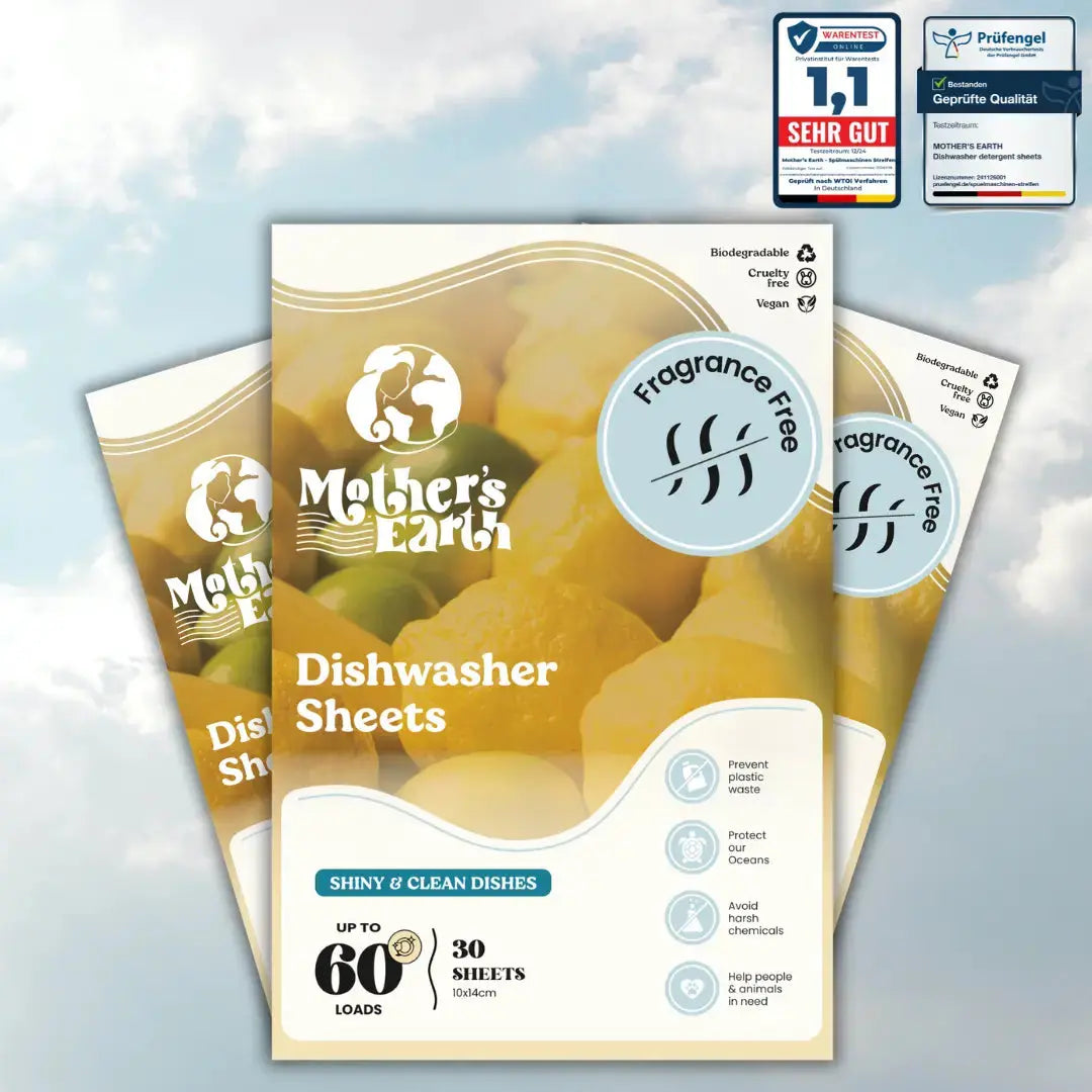 Umweltfreundliche Spülmaschinen-Blätter Mother's Earth NL