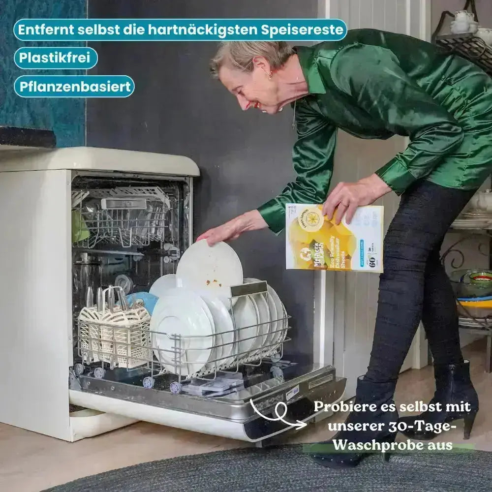 Umweltfreundliche Spülmaschinen-Streifen | 60 Spülgänge Mother's Earth NL