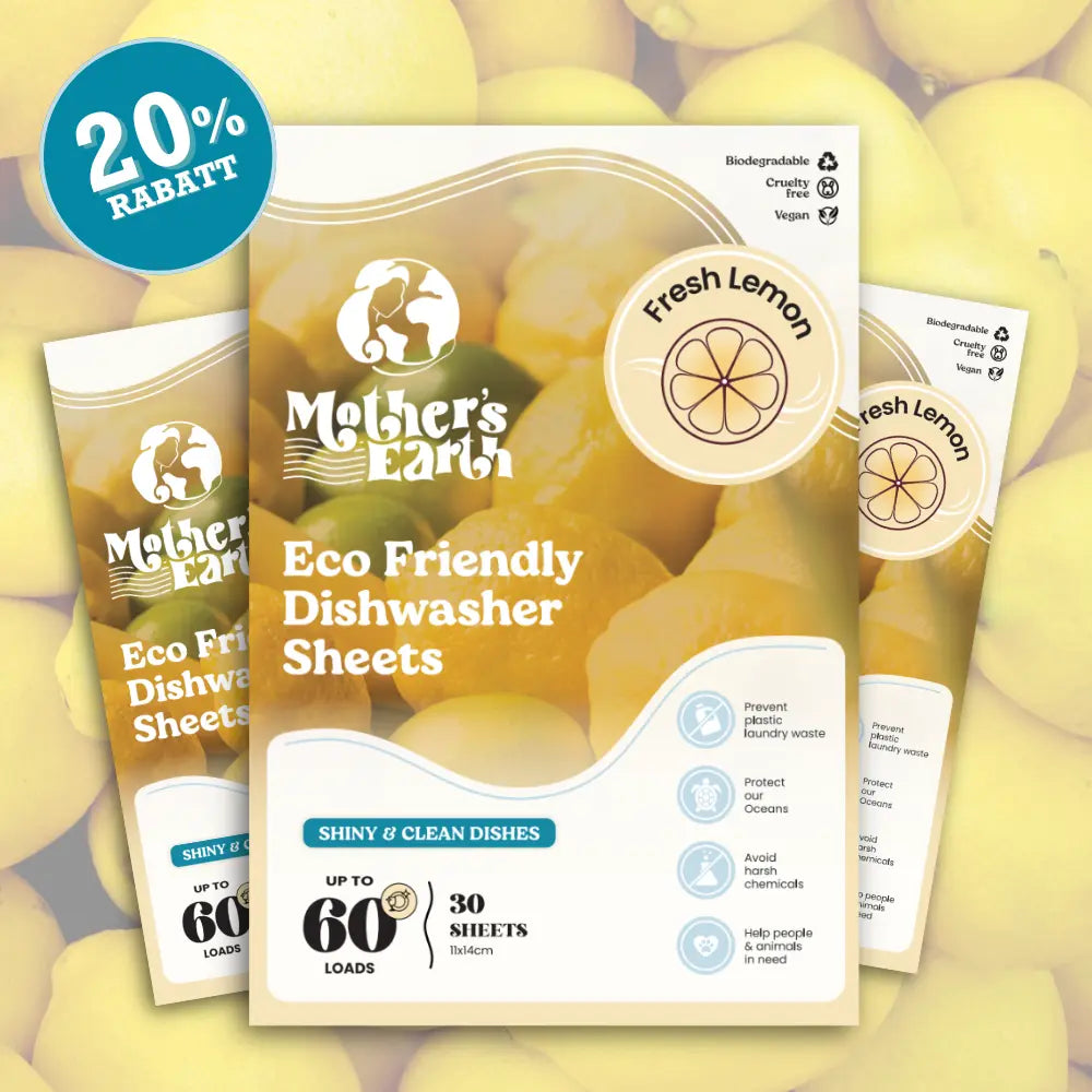 Umweltfreundliche Spülmaschinen-Streifen | 180 Spülgänge Mother's Earth