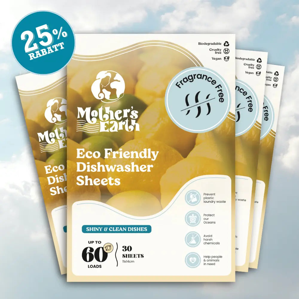 Umweltfreundliche Spülmaschinen-Streifen | 240 Spülgänge Mother's Earth