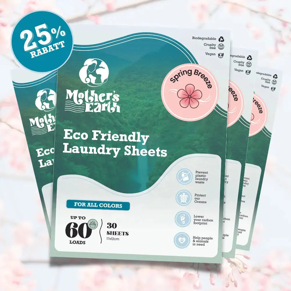 Umweltfreundliche Waschmittel-Streifen | 240 Waschgänge Mother's Earth