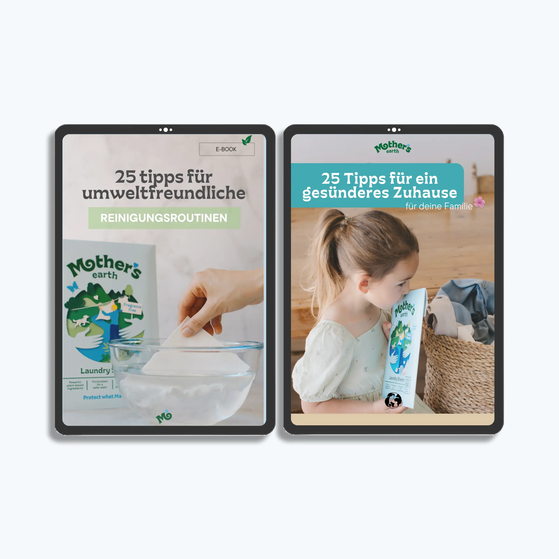 2 E-Books – 50+ Tipps für ein Gesünderes Zuhause & Einen Gesünderen Planeten Mother's Earth NL