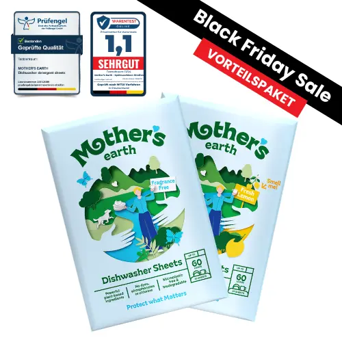 Umweltfreundliche Spülmaschinen-Blätter