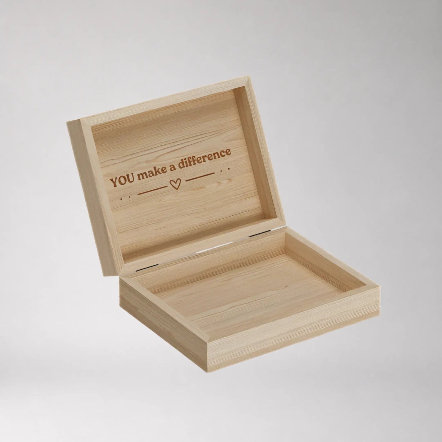 Hölzerne 'Make A Difference' Aufbewahrungsbox Mother's Earth NL