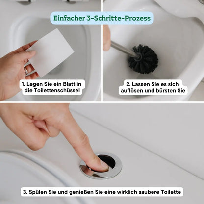 Toiletten-Reinigungsblätter