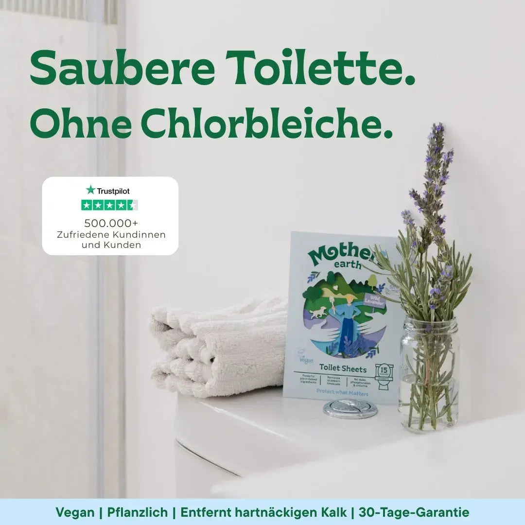 Toiletten-Reinigungsblätter Mother's Earth