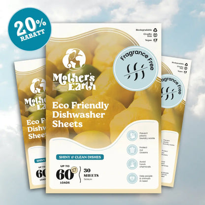 Umweltfreundliche Spülmaschinen-Streifen | 180 Spülgänge Mother's Earth