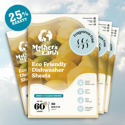 Umweltfreundliche Spülmaschinen-Streifen | 240 Spülgänge Mother's Earth