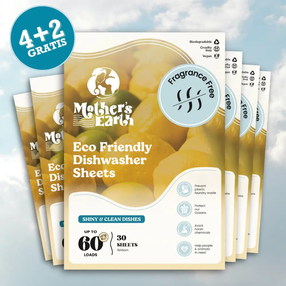 Umweltfreundliche Spülmaschinen-Streifen | 360 Spülgänge Mother's Earth