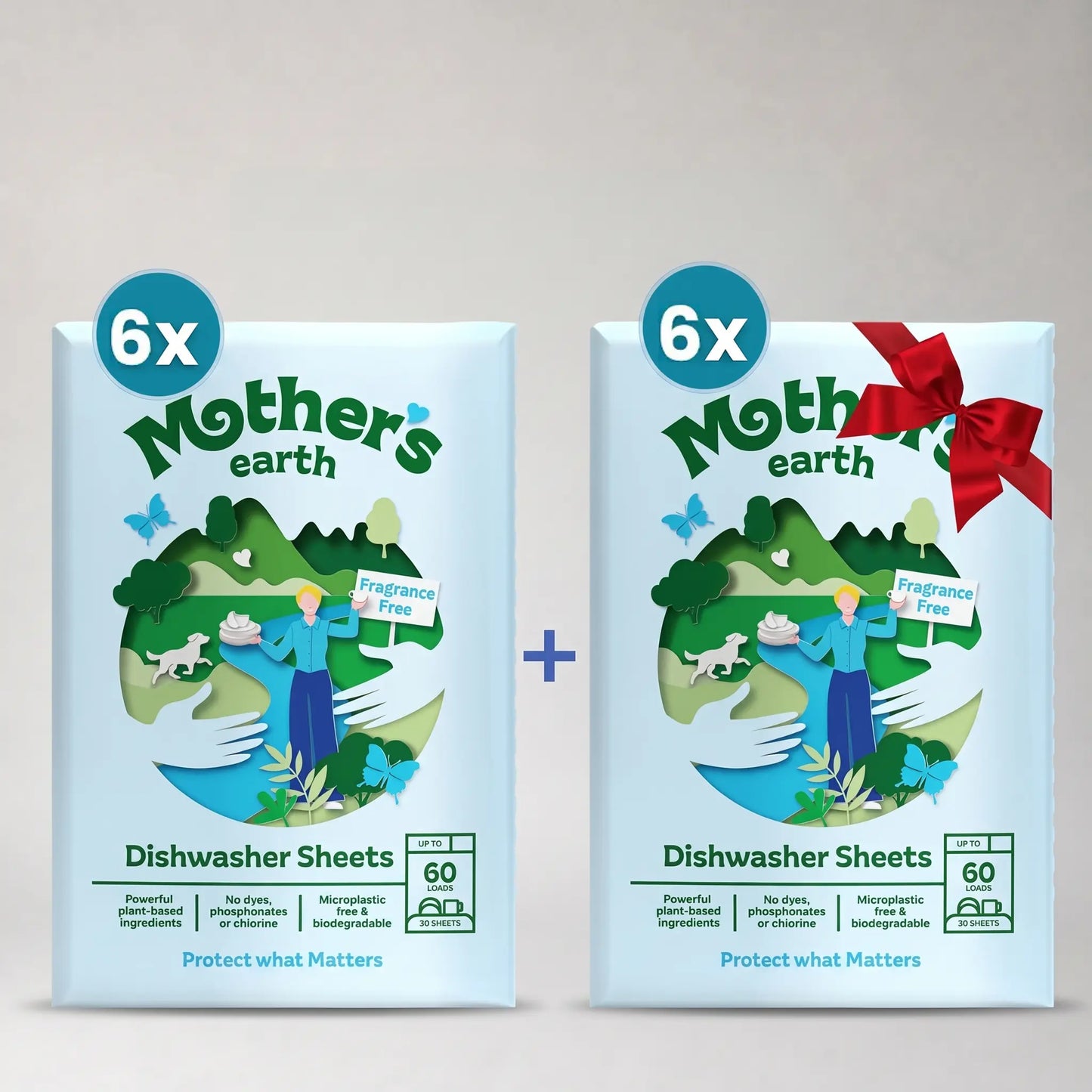Umweltfreundliche Spülmaschinen-Blätter Mother's Earth