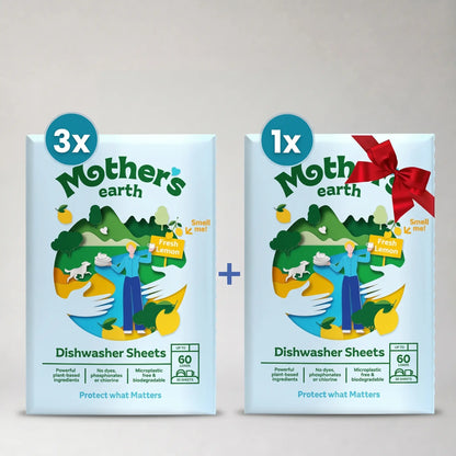 Umweltfreundliche Spülmaschinen-Blätter Mother's Earth