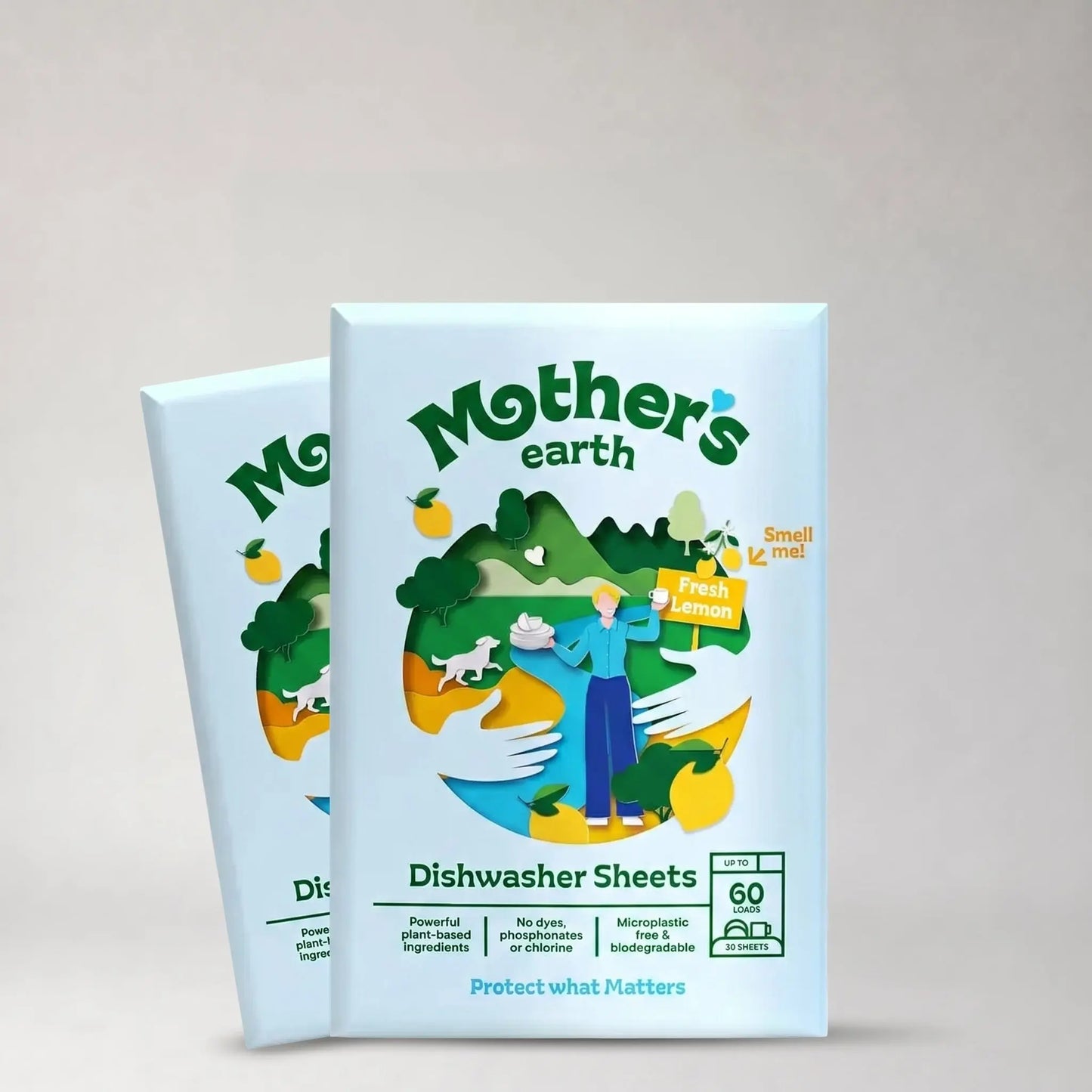 Umweltfreundliche Spülmaschinen-Blätter Mother's Earth NL