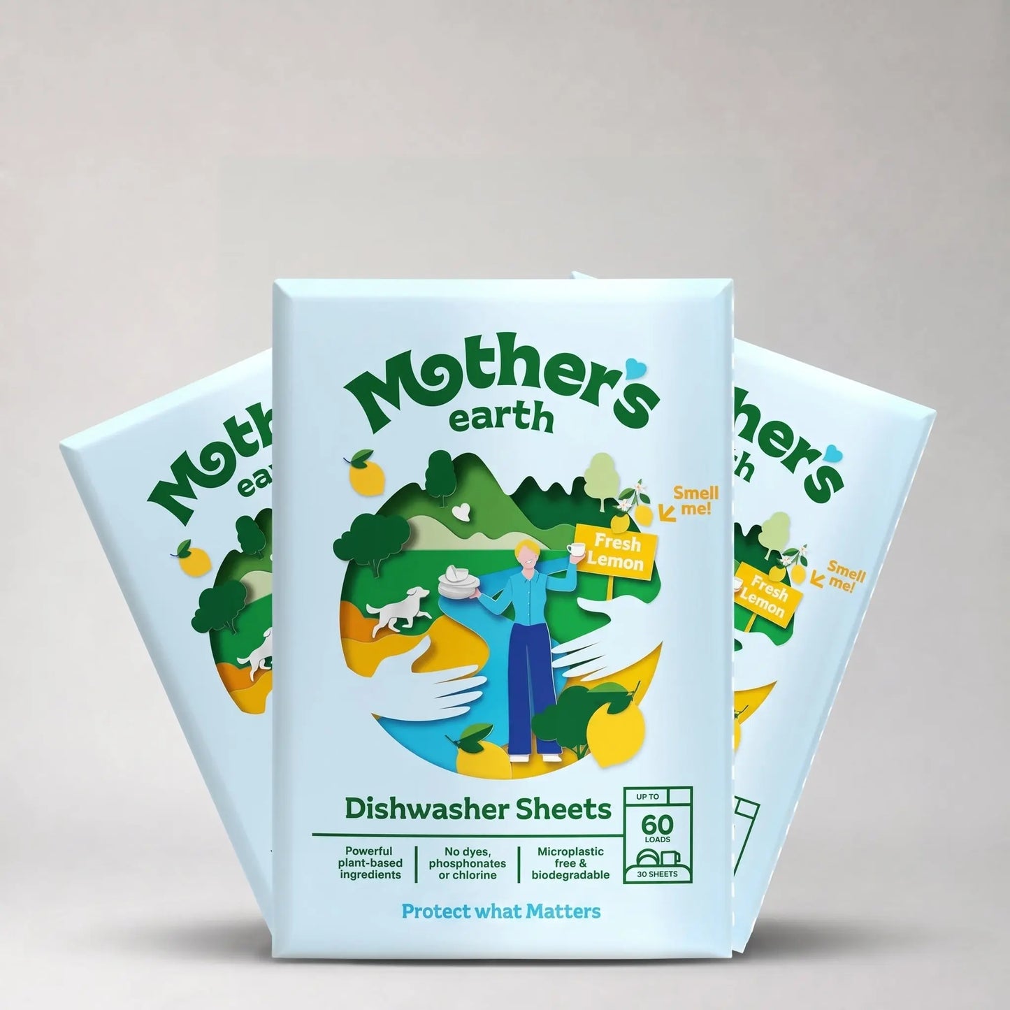 Umweltfreundliche Spülmaschinen-Blätter Mother's Earth NL