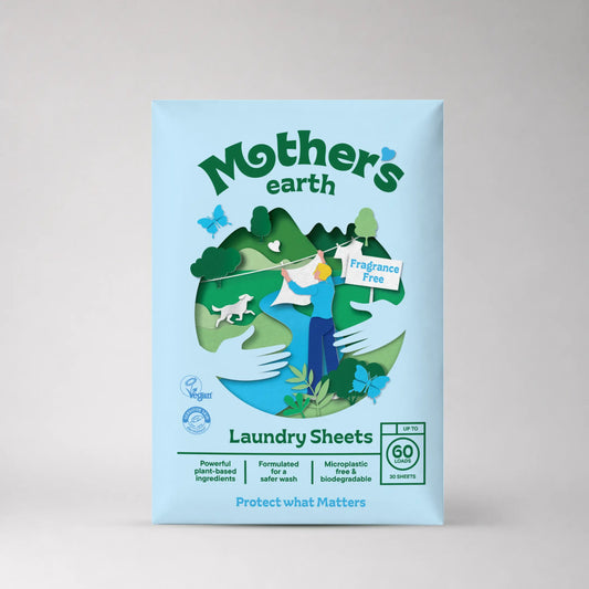Umweltfreundliche Waschmittel-Blätter Mother's Earth