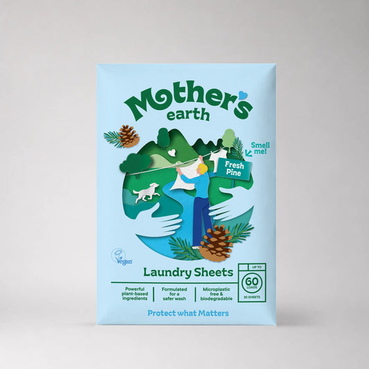 Umweltfreundliche Waschmittel-Blätter Mother's Earth