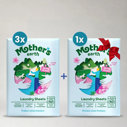 Umweltfreundliche Waschmittel-Blätter Mother's Earth
