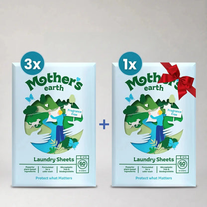 Umweltfreundliche Waschmittel-Blätter Mother's Earth