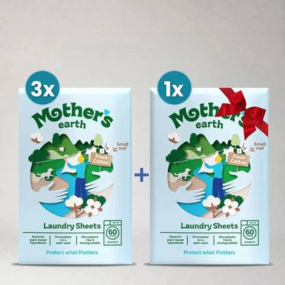 Umweltfreundliche Waschmittel-Blätter Mother's Earth