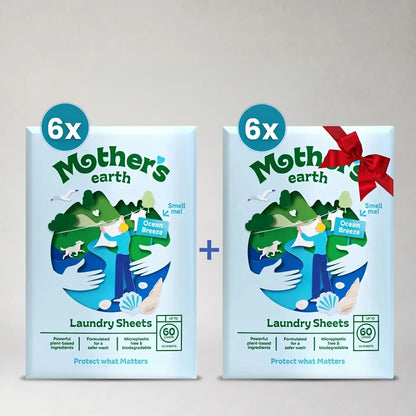 Umweltfreundliche Waschmittel-Blätter Mother's Earth