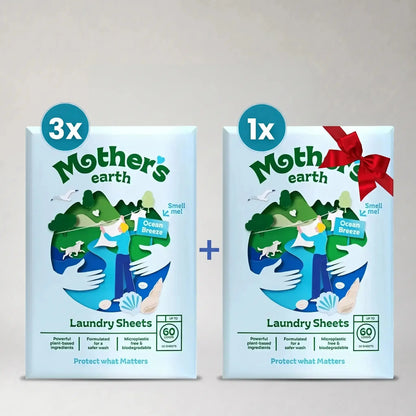 Umweltfreundliche Waschmittel-Blätter Mother's Earth