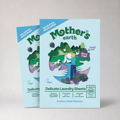 Umweltfreundliche Waschmittel-Blätter - für Seide & Wolle Mother's Earth DACH