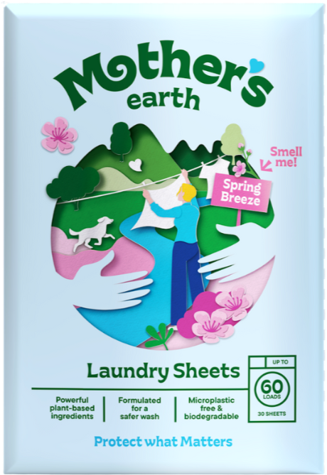 Umweltfreundliche Waschmittel-Blätter Mother's Earth